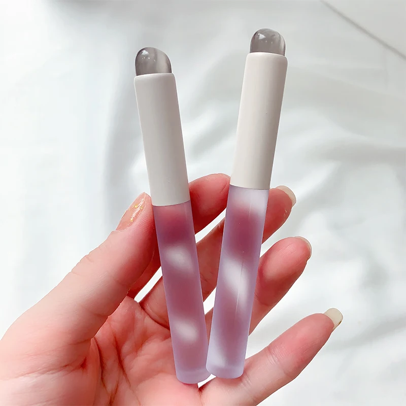 Nail Art Silicone Applicator Sticks Nail Powder Applying Brush Washable Pen Manicure Tools For Uv Gel Polish Design