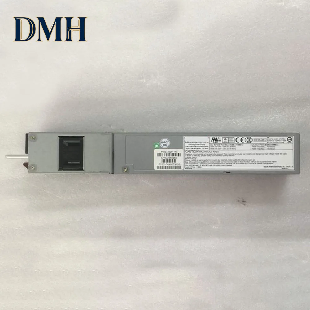 Used Redundant Server PSU 750W For Supermicro PWS-703P-1R Power Supply