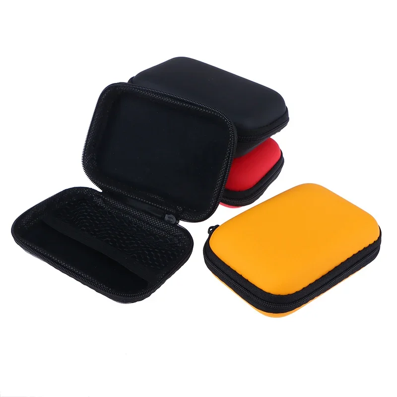 1Pc Mini Camera Earphone Case Bag Earbuds Memory Card Case Organizer Storage Box Coin Purse Waterproof Digital Hard Bag EVA