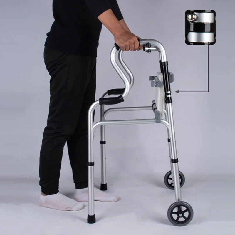 

Wholesale foldable portable aluminium adults for seniors walking aids upright rollator walker with seat