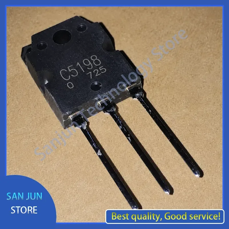 

10pcs C5198 2SC5198 Fever/Audio Amplifier Tube TO-3P New Original
