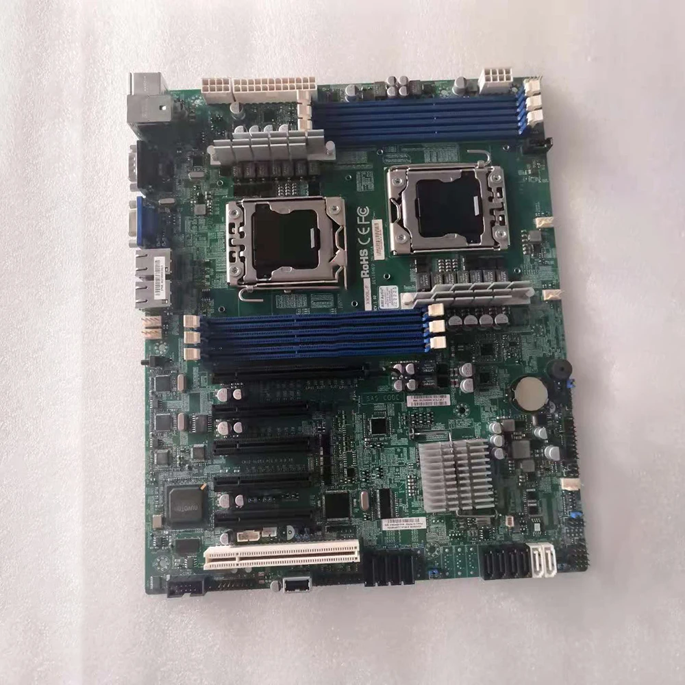 للوحة الأم للخادم Supermicro ثنائية الاتجاه LGA 1356 معالج Intel C602 DDR3 Xeon E5-2400 وE5-2400 v2 تم اختباره بالكامل X9DBL-iF #4