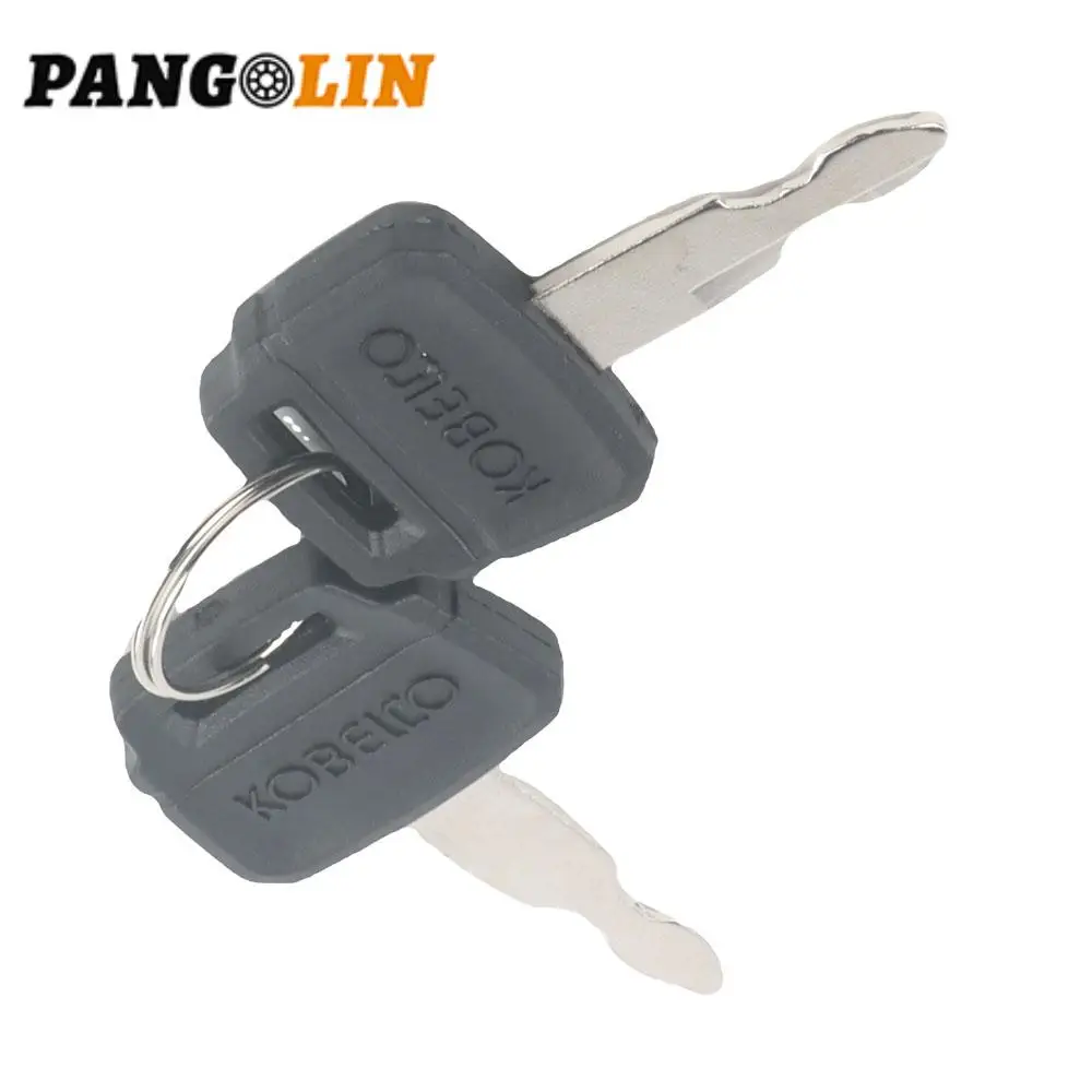 2PCS K250 Ignition Key Replacement Parts Fits Kobelco Excavator Loader Dozer Excavators Accessories