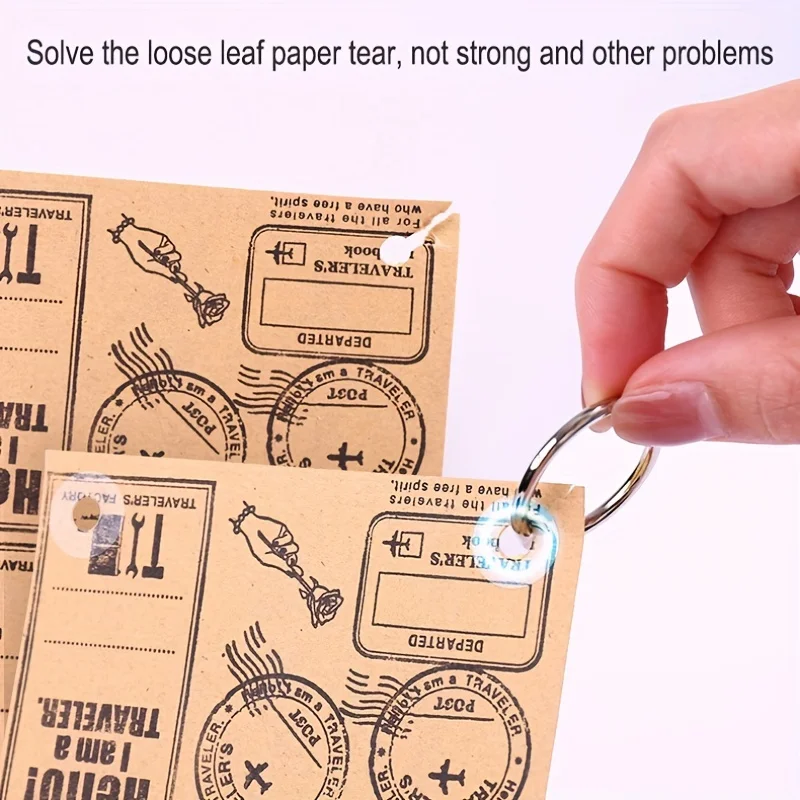 250 Stück lose Blatt-Papier-Rundloch-Schutzaufkleber, Handjournal-Rundpunkt-Reparaturaufkleber – Schützen Sie Ihre Loseblatt-Bücher – Detail 5