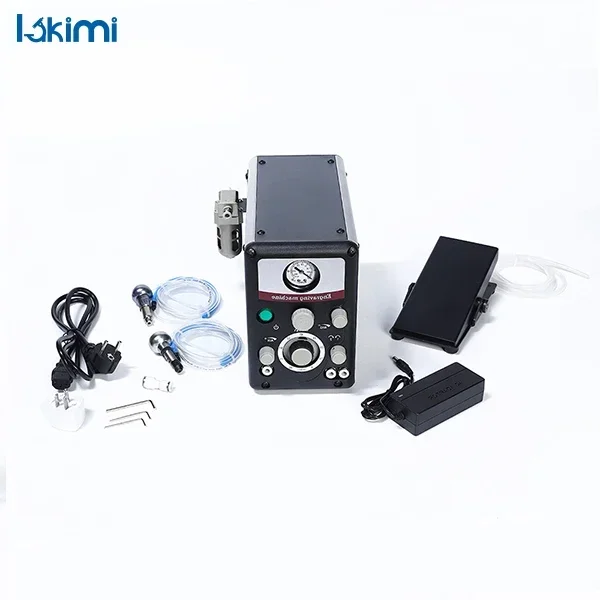 2025/آلة نقش هوائية للمجوهرات تعمل بالهواء المضغوط Lakimi قبضة غرافر الهوائية برأس مزدوج LK-G01 #3