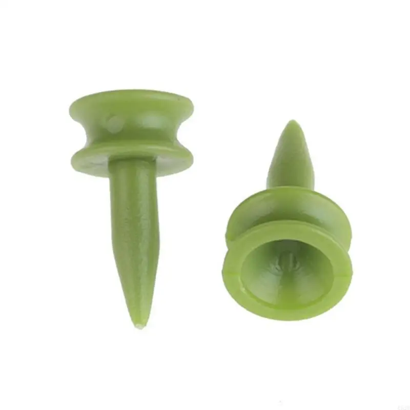 Description Picture 4 of item652D 100Pcs 25mm Plastic Castles Golf Tees Sport Double Deck Golf Tees Replacement Short Golf Tees for Golfers Easy to Use