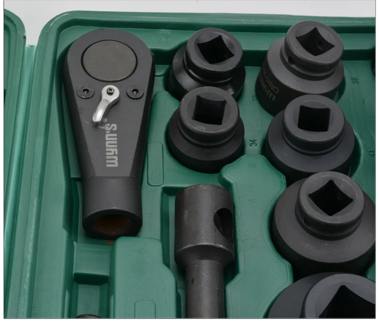 21 stücke 20mm fabrik preis schwere schwarze handwerkzeuge tragbare reparatur kit steckschlüssel set mit kunststoff box und ratsche griff