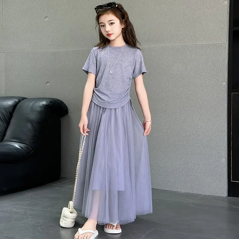 short dresses for 11 year olds Guitiannn Kids Dress Off Shoulder Casual Summer Princess Dresses A-line Dress Tween Outfits for Girls 7-8 Years, Girl's, Green