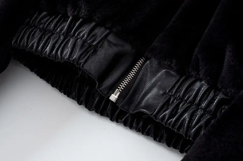 Women Crop Top Coat 2025 Spring And Autumn New Cute Plush Waist Warmth, Short Thickened Hooded Fur Coat For Women