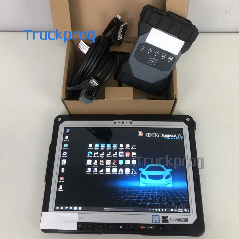 CF33 Tablet MB STAR C6 Multiplexer mb SD Connect C6 WIFI Xentry VXDIAG C6 MB V2025 Car Diagnostic Scanner Tool PK mb star c4 c5