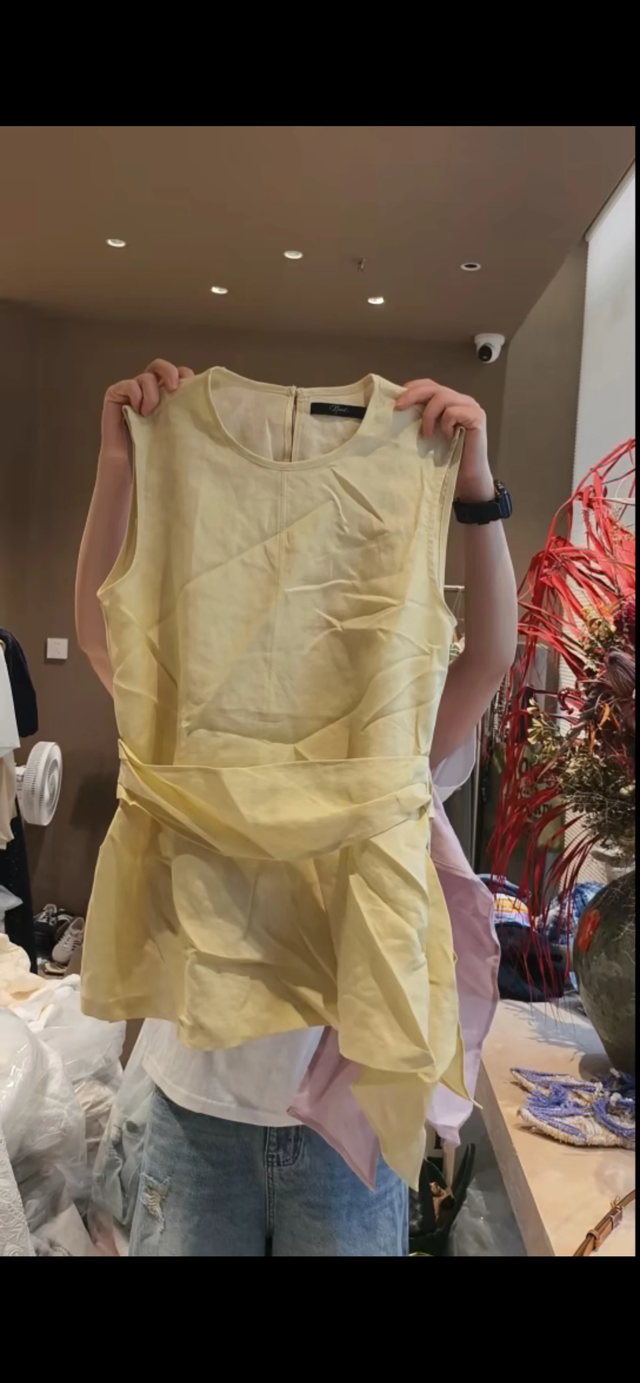 

Модный круглый свободный женский топ Ne Svel с поясом, весна-лето, новый дизайн, универсальный утягивающий топ