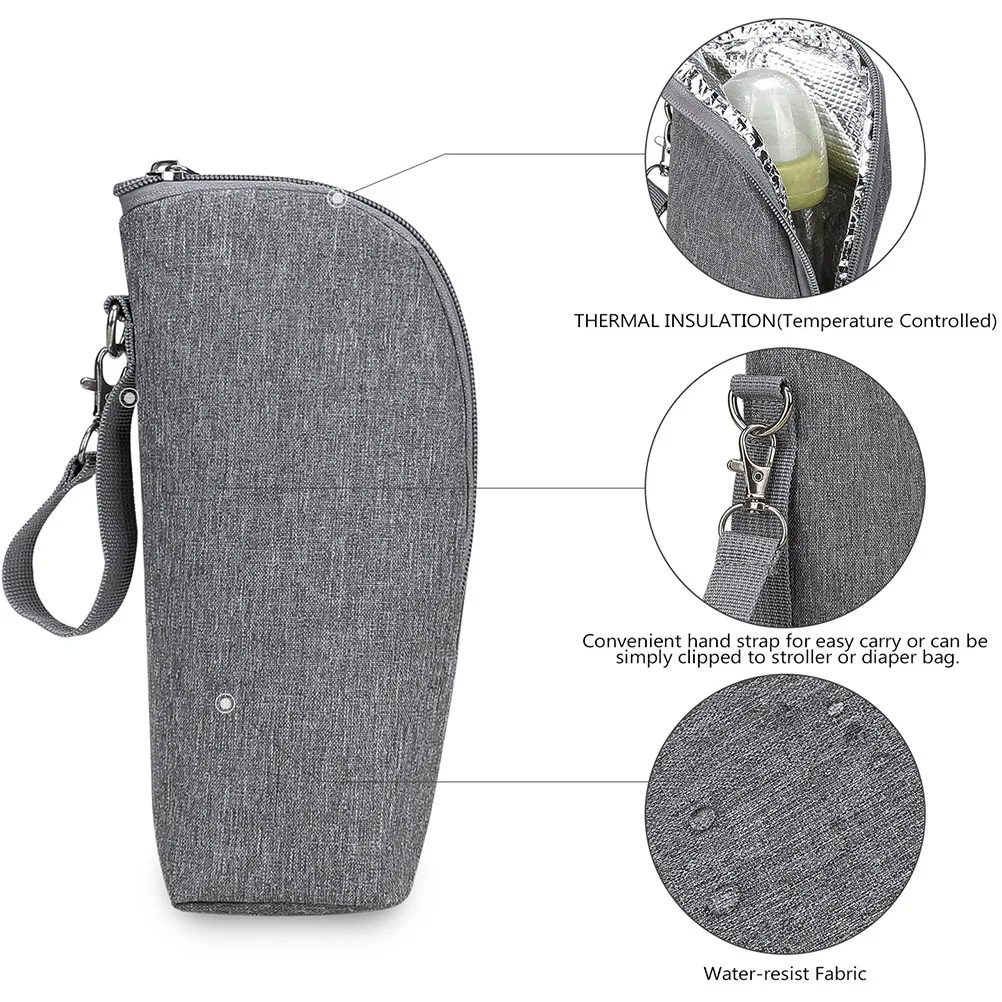 

Портативная изолированная сумка для детской бутылочки, термосумка для кормления, дорожная коляска, подвесная сумка для бутылочки с молоком, аксессуар для детской коляски