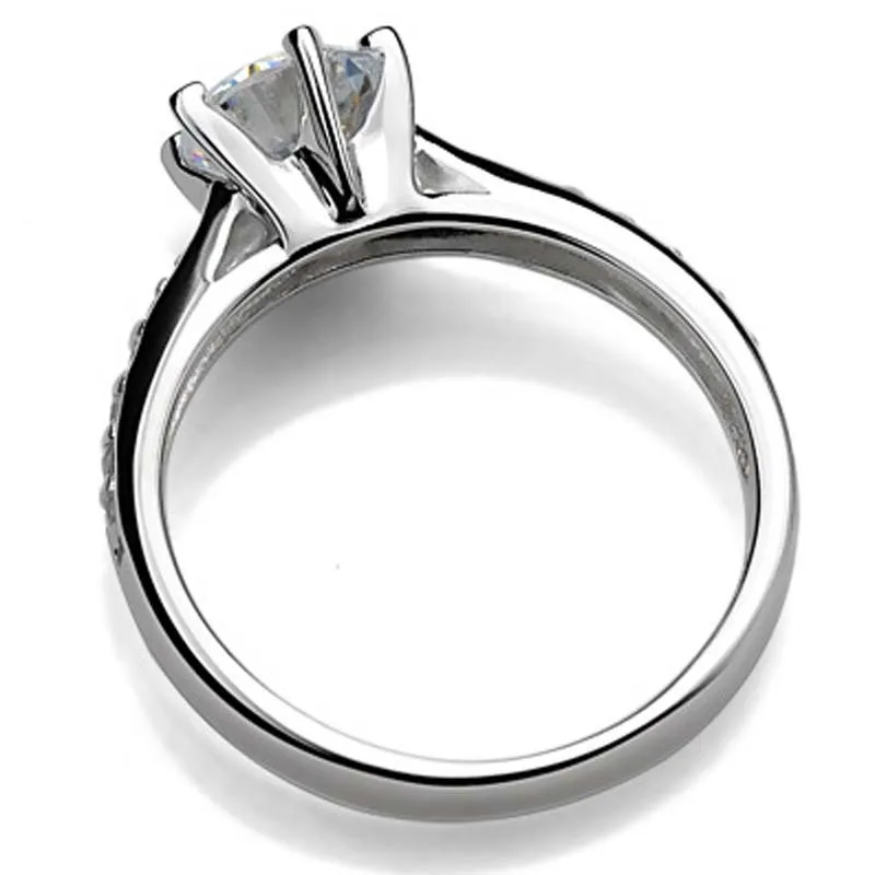 

Simple Jewelry Rings For Women 925 Sterling Silver Bridal Wedding Moissanite Round Stone Ring Bijoux Femme Engagement Anel
