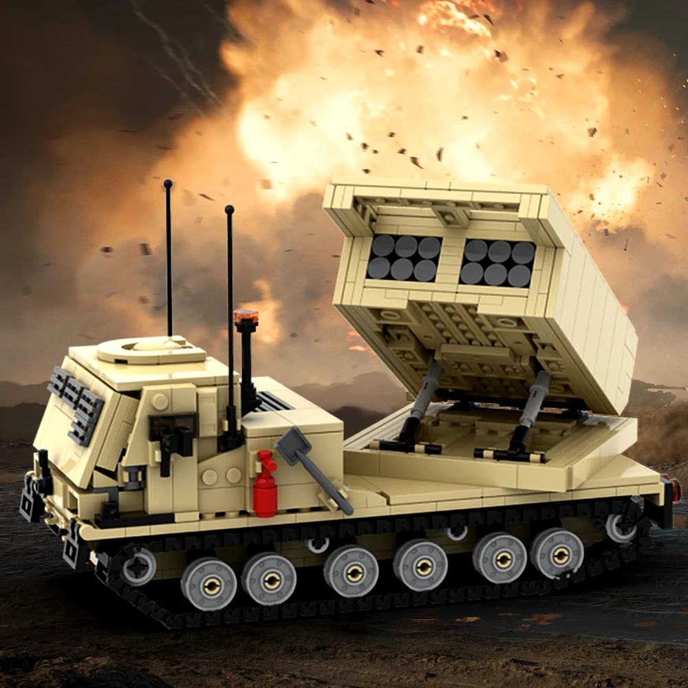 NEW MOC 1158Pcs Military Missile Vehicle Building Blocks Technical Trailer Car Bricks Toys Birthday Gift Boys Set Christmas Gift