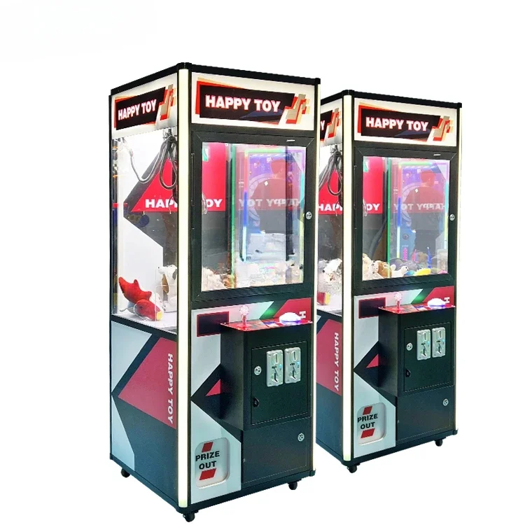 EPARK Coin Operated Arcade Game Happy Toy Machine Cheap Claw Crane Machine Toy Mini Claw Machine With Bill Acceptor