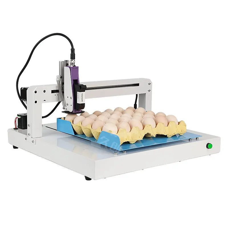 Afbeelding 3: Eiercodering machine draagbare desktop eierproductiedatum LOGO codering schrijfmachine