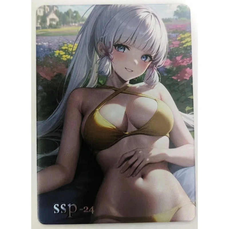 Anime Goddess Story Rare SSP Refraction Foil Beelzebul Keqing Kitagawa Marin Toys for boys Collectible Cards Birthday Present