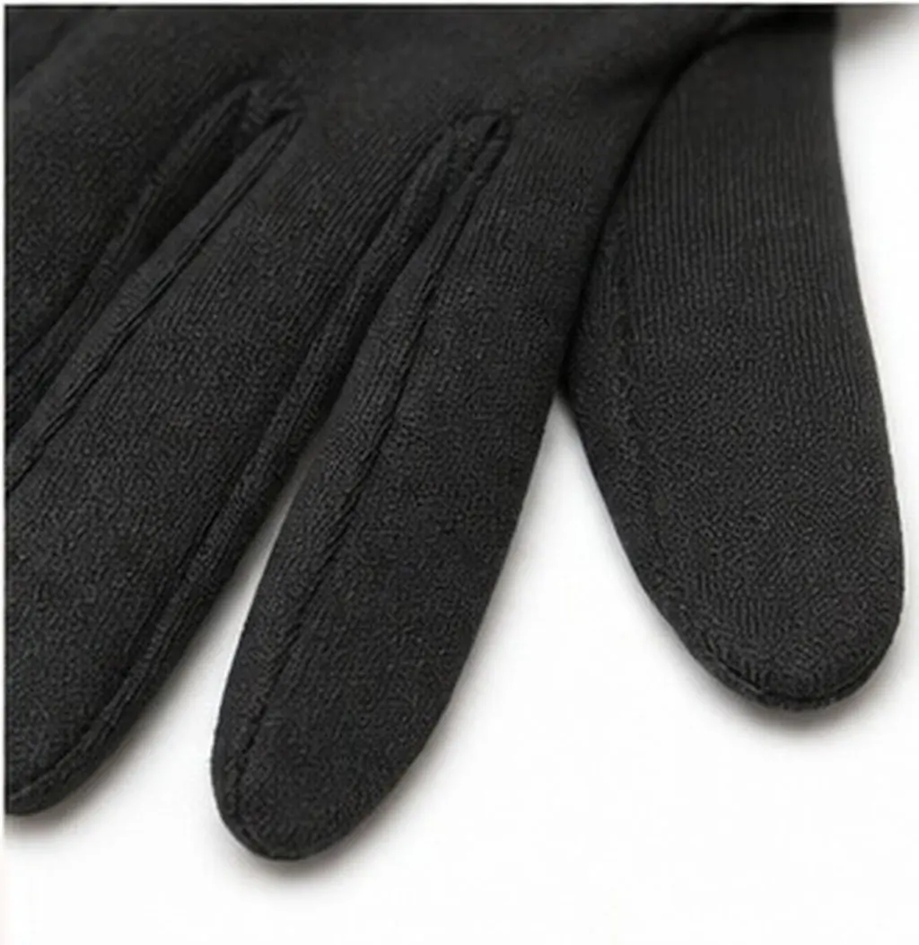 3Pairs Elastic Jewelry Gloves Spandex Comfortable Stretchy Fit for Inspection Coin Photo Handling Etiquette White Black