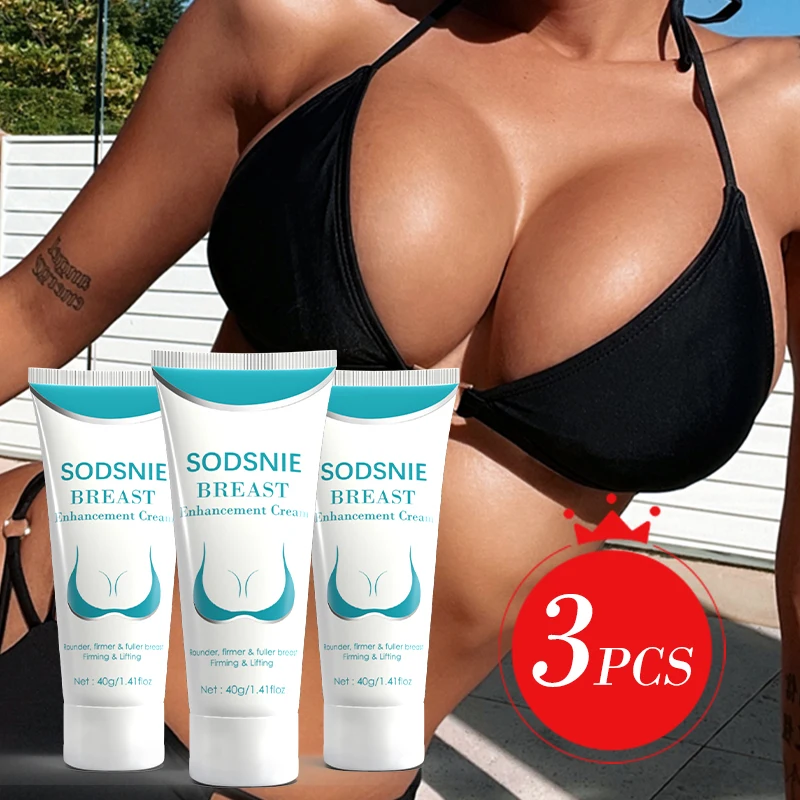 3pcs Natural Breast Enlargement Cream Chest Lift Firm Enhancer Care Breast Plump Growth Massage Boobs Bigger Sexy Body Care