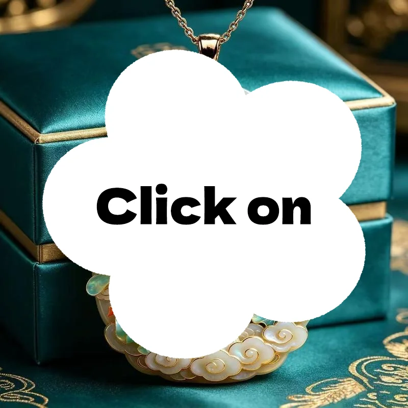 Ethnic Imitation Jade Pendant Necklace Chinese Vintage Charm Jewelry For Men Women Daily Outfit Festival Gift Use