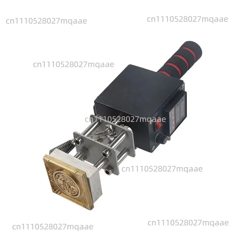 500W Handheld Copper Mold Hot Stamping Machine for Embossing Logo Cake Leather Embossing Wood Stamp Tool for Logo/Label Imprint