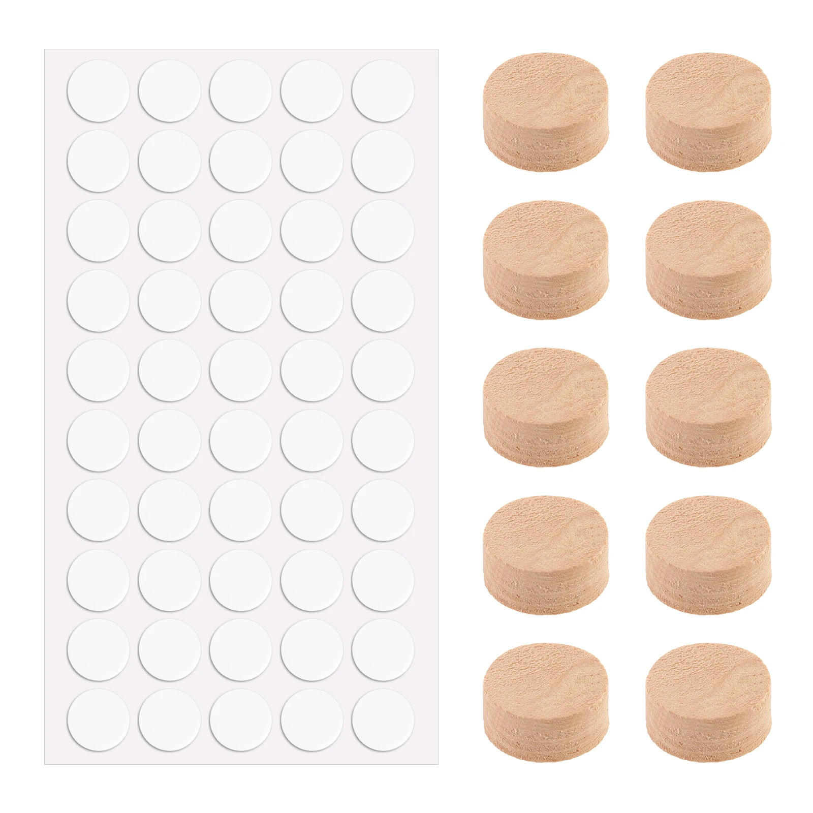 10 Pcs Trombone Trumpet Spit Valve Cork Pads for Brass Instrument Repair Adhesive Stickers Water Key Replacement