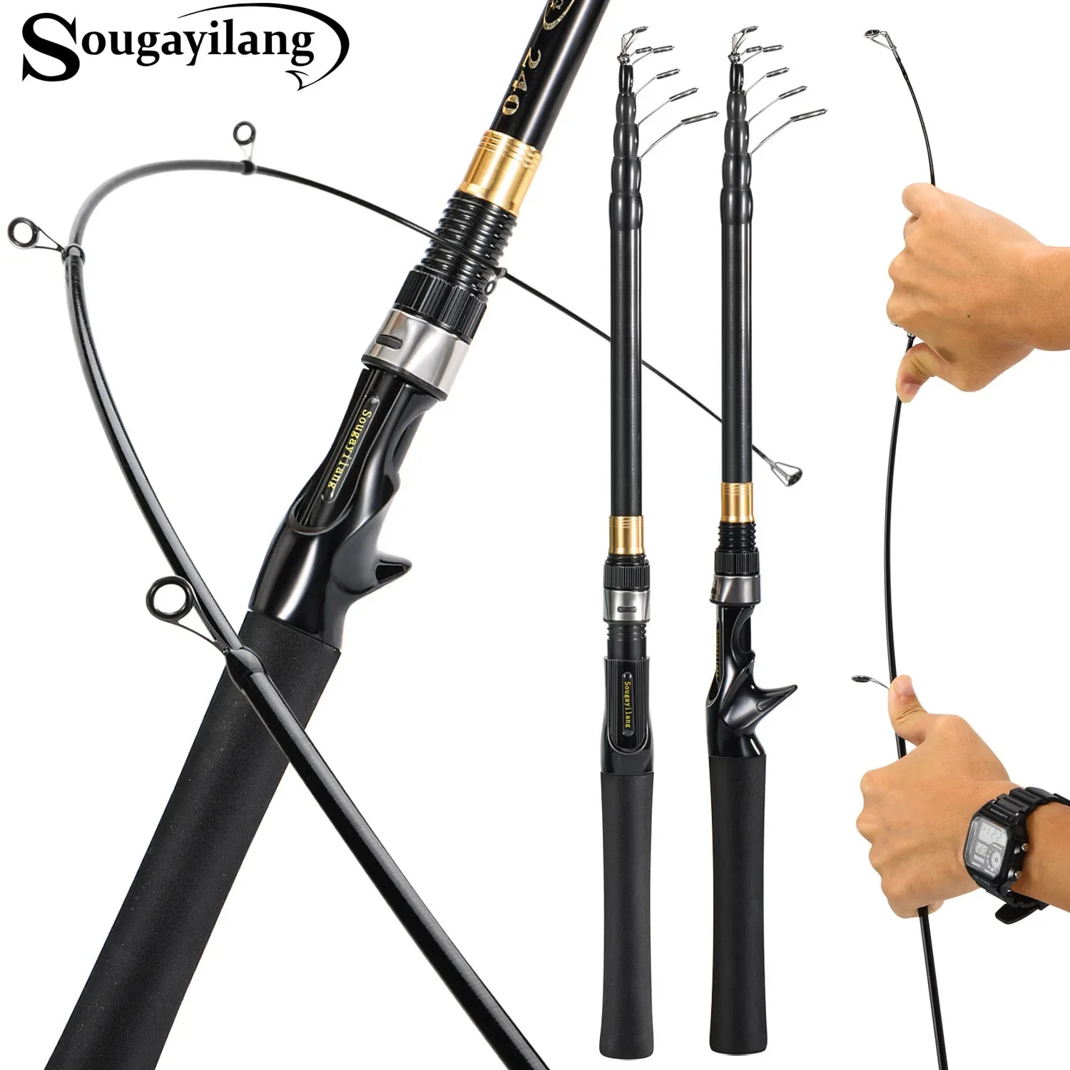 abu garcia extending rod Vendetta Casting Fishing Outfitted with EVA split Abu Garcia Telescopic Fishing Rod