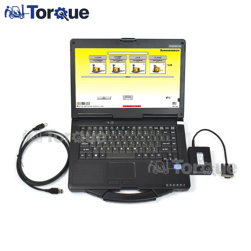 for JUDIT 4 Jungheinrich Judit box Incado JUDIT SH&ET Read Change parameter  forklift Truck auto Diag tool with CF53 laptop