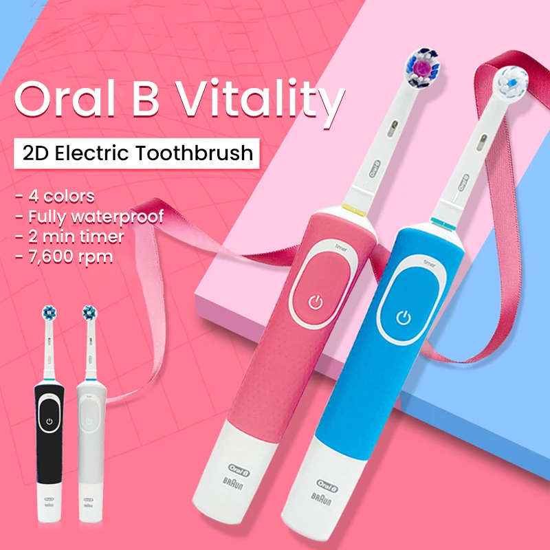 

Oral D100 с управлением давлением, режим одной работы, простота в эксплуатации, перезаряжаемая электрическая зубная щетка с датчиком для пожилых детей