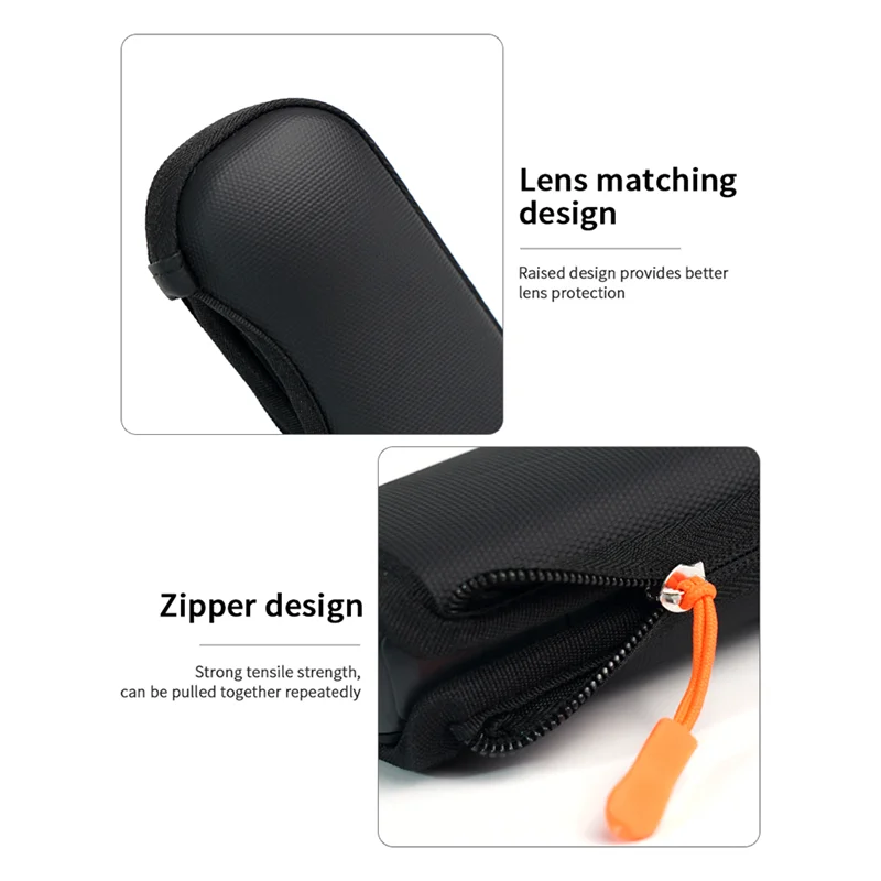 CYNOVA For Insta360 X4 Body Case Mini Camera Bag Pouch Protective Carry Case For Insta 360 X4 Action Camera Accessories