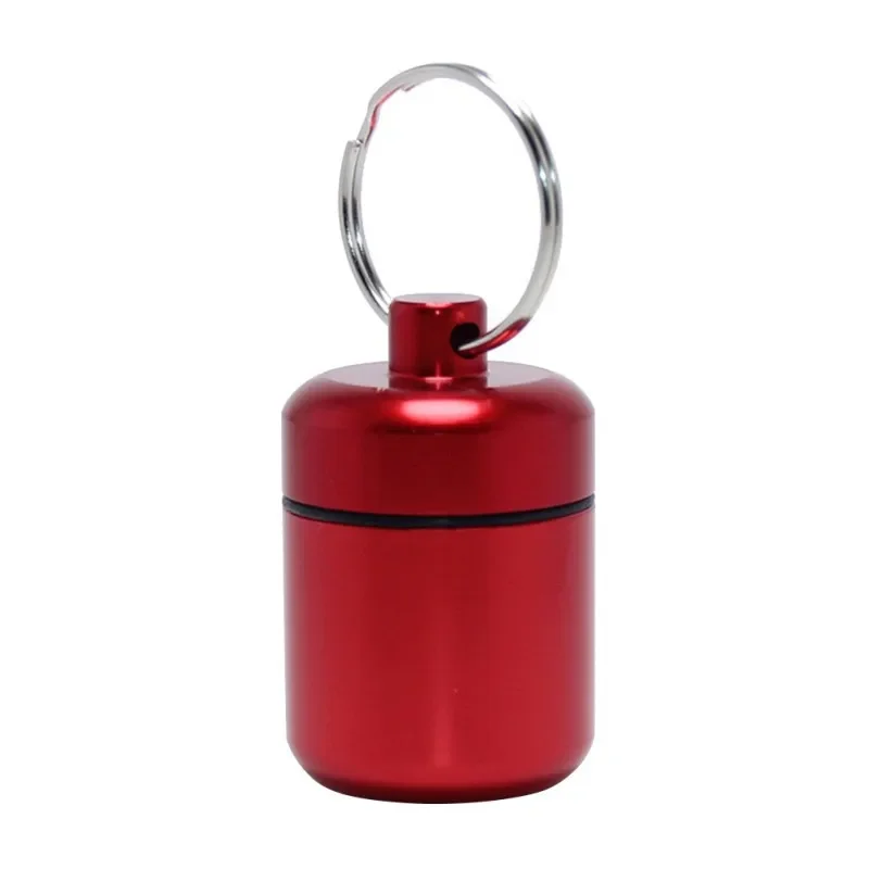 

Портативная таблетница из алюминиевого сплава - водонепроницаемый держатель для ключей, небольшой органайзер для таблеток Stonego