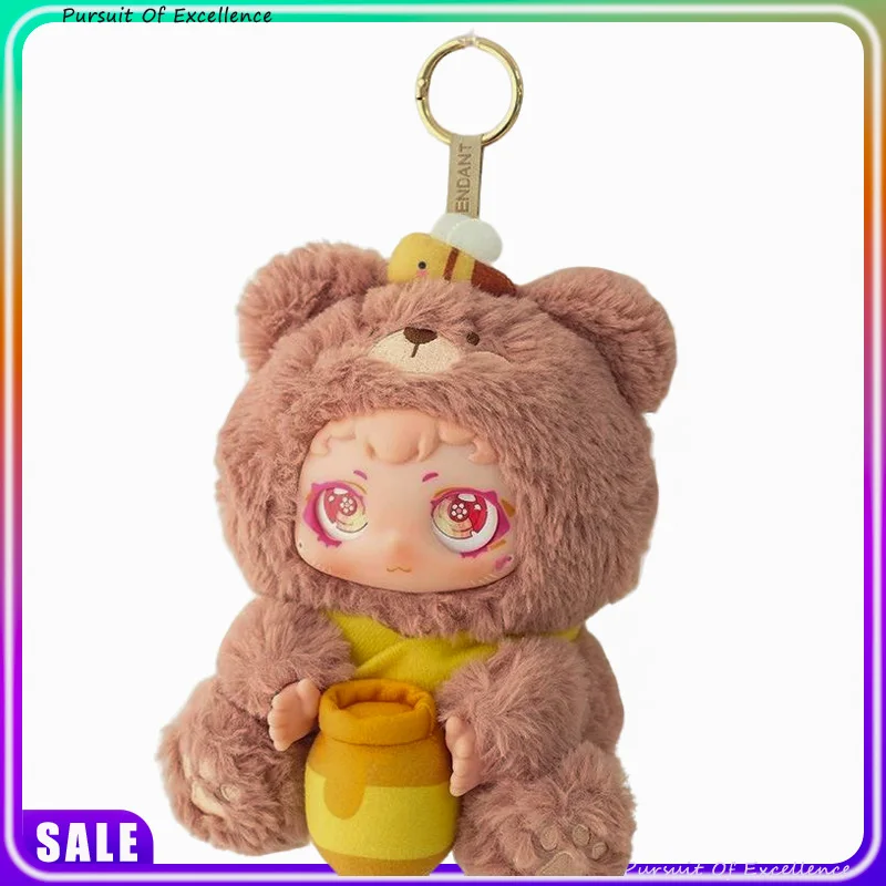 

Новый плюшевый виниловый рюкзак с изображением утки и слепых коробок, очаровательный модный рюкзак с мягкими животными, коллекционный подвесной орнамент, милый подарок на день рождения, игрушка