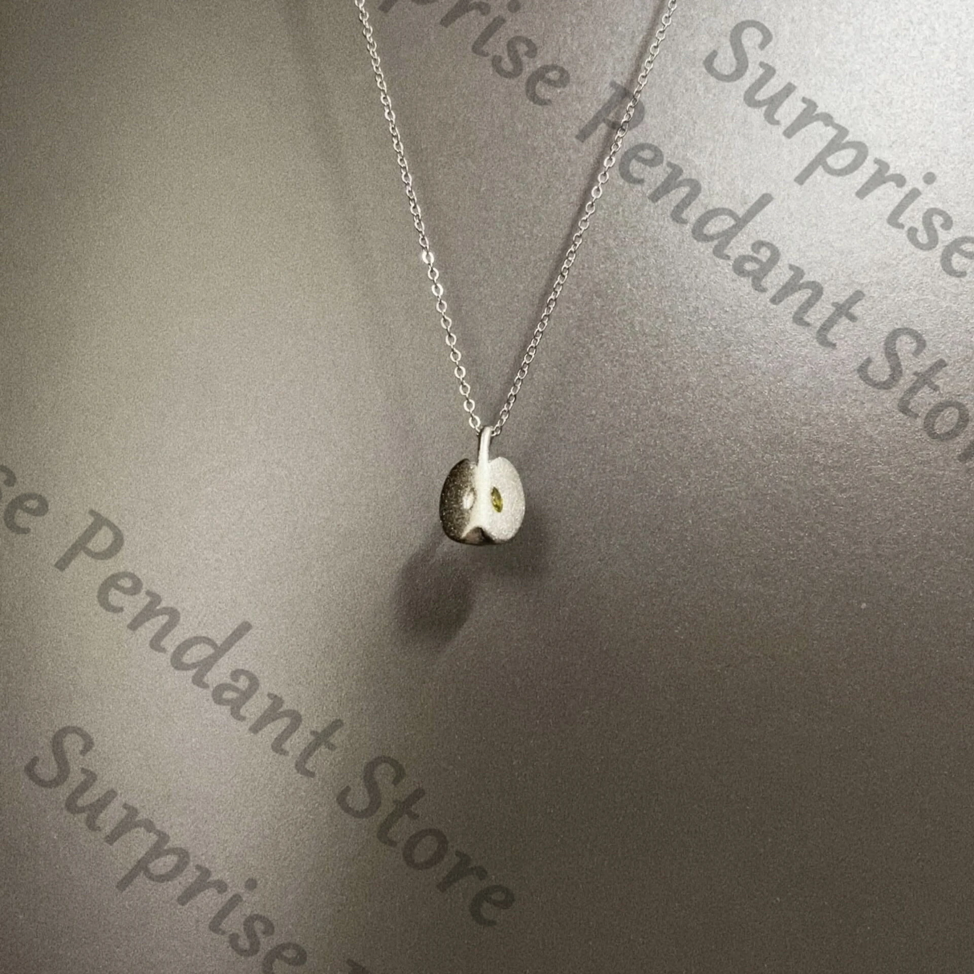 Anime Caleb Love and Deepspace Cosplay Fashion Ping An Fruit Necklace Fans Collection Pendant Apple Chain Accessory Mascot Gift