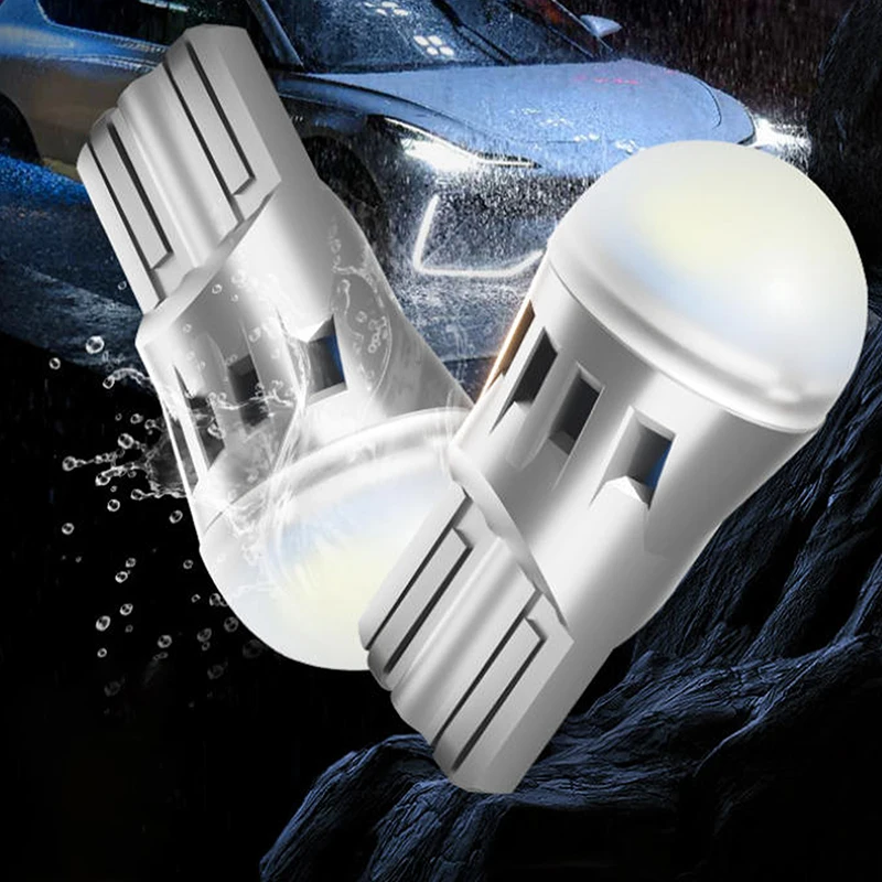 2PCS LED Bulb Canbus T10 3030 1000LM License Plate Lamp 12V 7500K Car Interior Lights LED Chips Signal Light