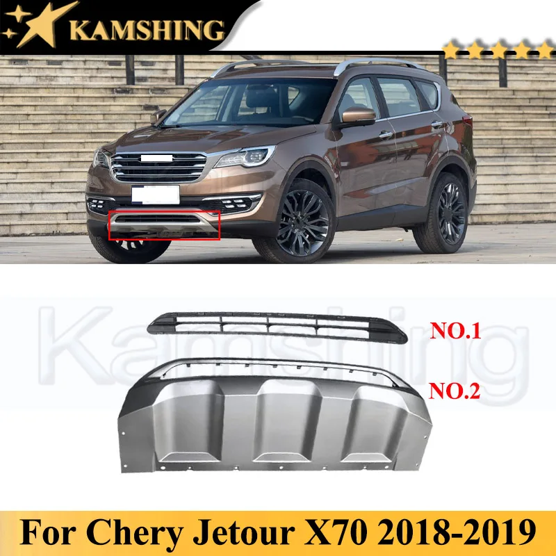 Kamshing Für Chery Jetour X70 2018-2019 Frontstoßstange Niedriger Grill Maske Kühlergrill Medium Net Racing Grills AUTO GRILLE Panel