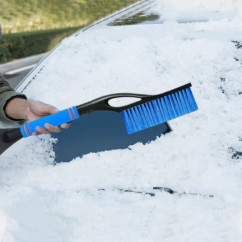 Raspador de nieve para coche, herramienta multifuncional portátil, eliminación de nieve automotriz, parabrisas, accesorios de invierno