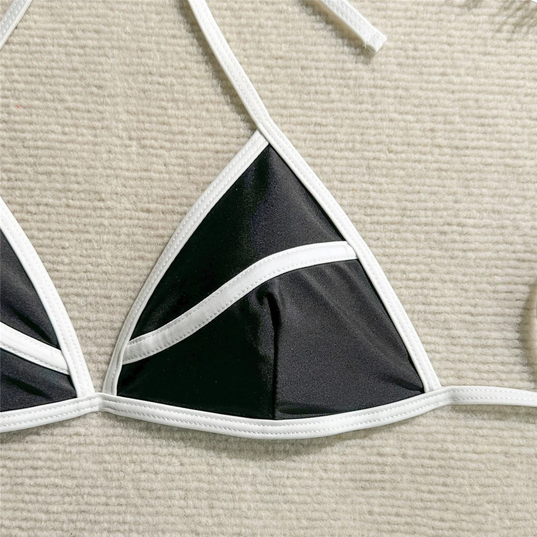 Neues 3-teiliges Bikini-Set mit Rock, Rüschen und Splicing-Design, Damen-Badebekleidung, dreiteiliger Bikini, Badeanzug, Badebekleidung, Schwimmbekleidung V7072 – Detail 17