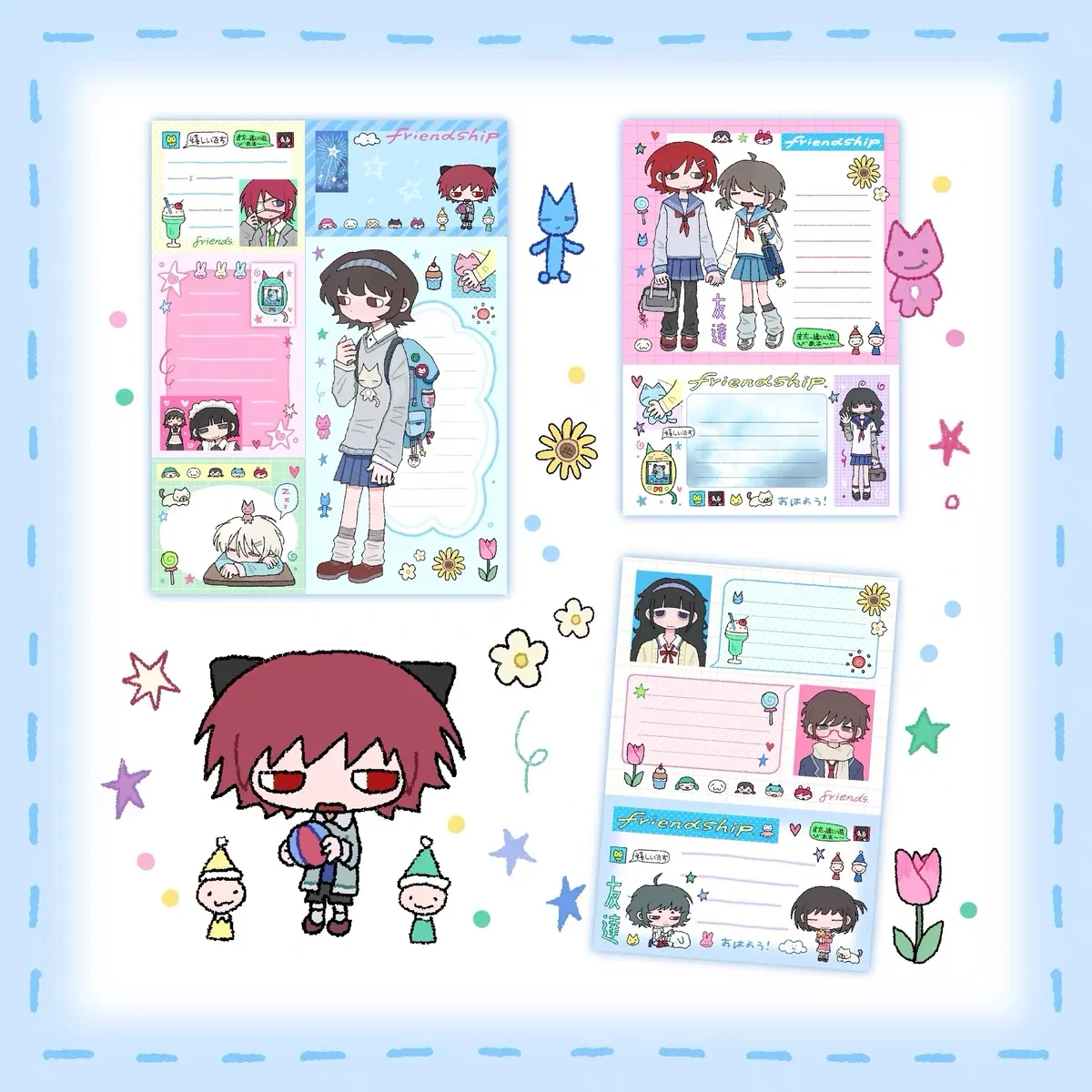 Ancient cute note pad