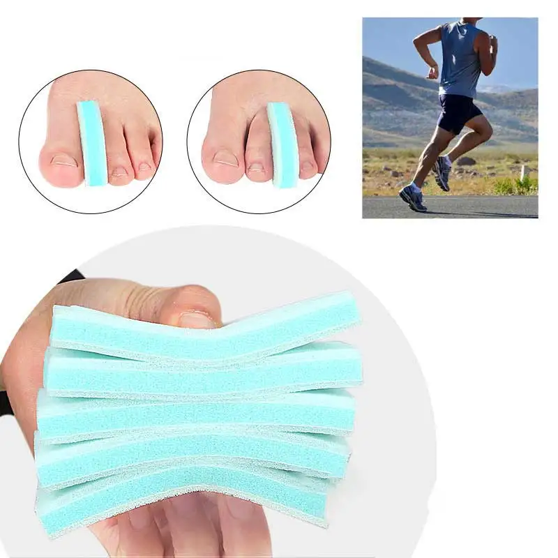 5 Paar Schuimteen Afstandhouders 3 Lagen Teenscheiders Om Kromme Overlappende Teen Uit Te Lijnen, Waardoor Maïsblaar Wordt Verlicht, Vermindert Teenirritatie