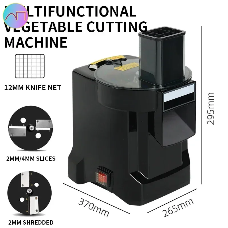 

E lectric Multifunctional Vegetable Machine, Julienne And Dice Granulator, Home Commercial Potato And Cucumber Slicing Machine