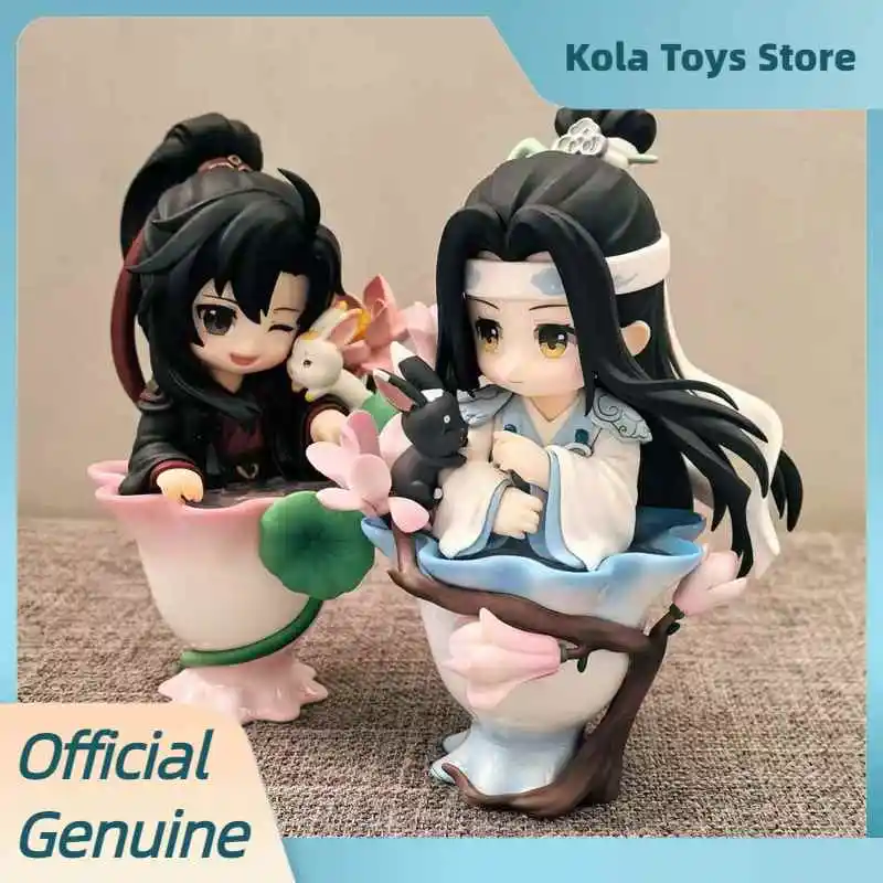 

Подлинная мода, Zu Shi, фарфоровая рифма, серия цветочных языков, слепая коробка, фигурка Lan Wangji Wei Wuxian, сборная фигурка, игрушки в подарок