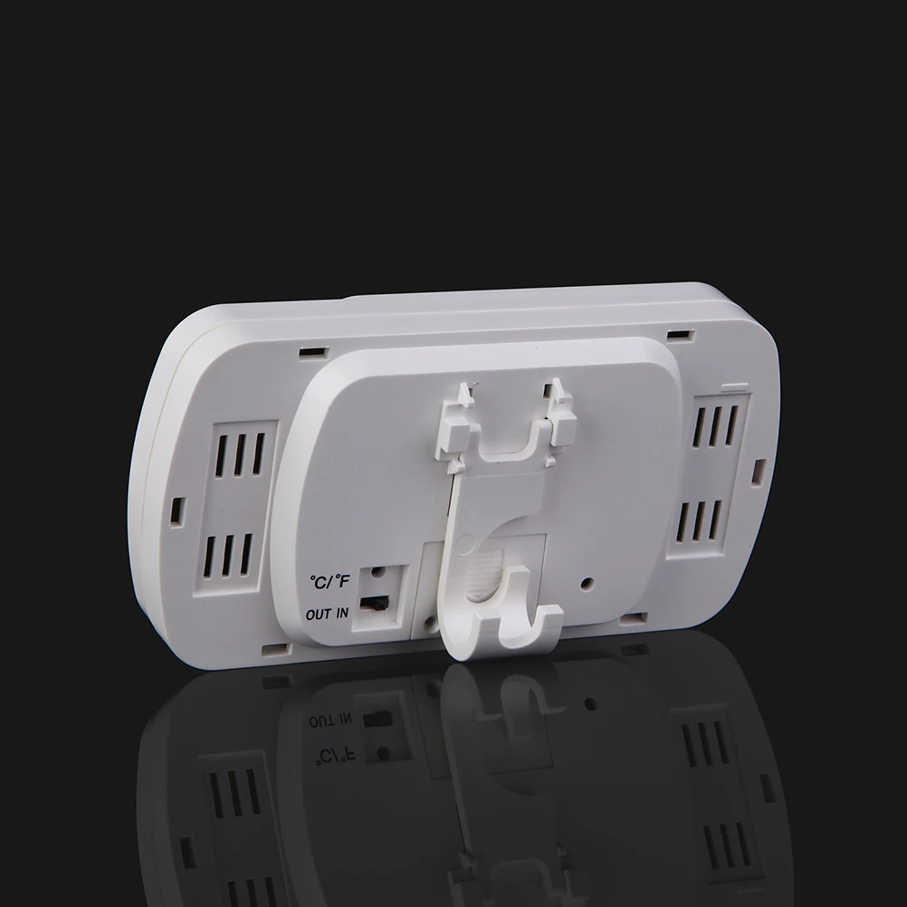 

Digital Thermometer C606 High Low Temperature Alarm Indoor Outdoor Freezer Refrigerator LED Indicator Changeable Unit ℃℉