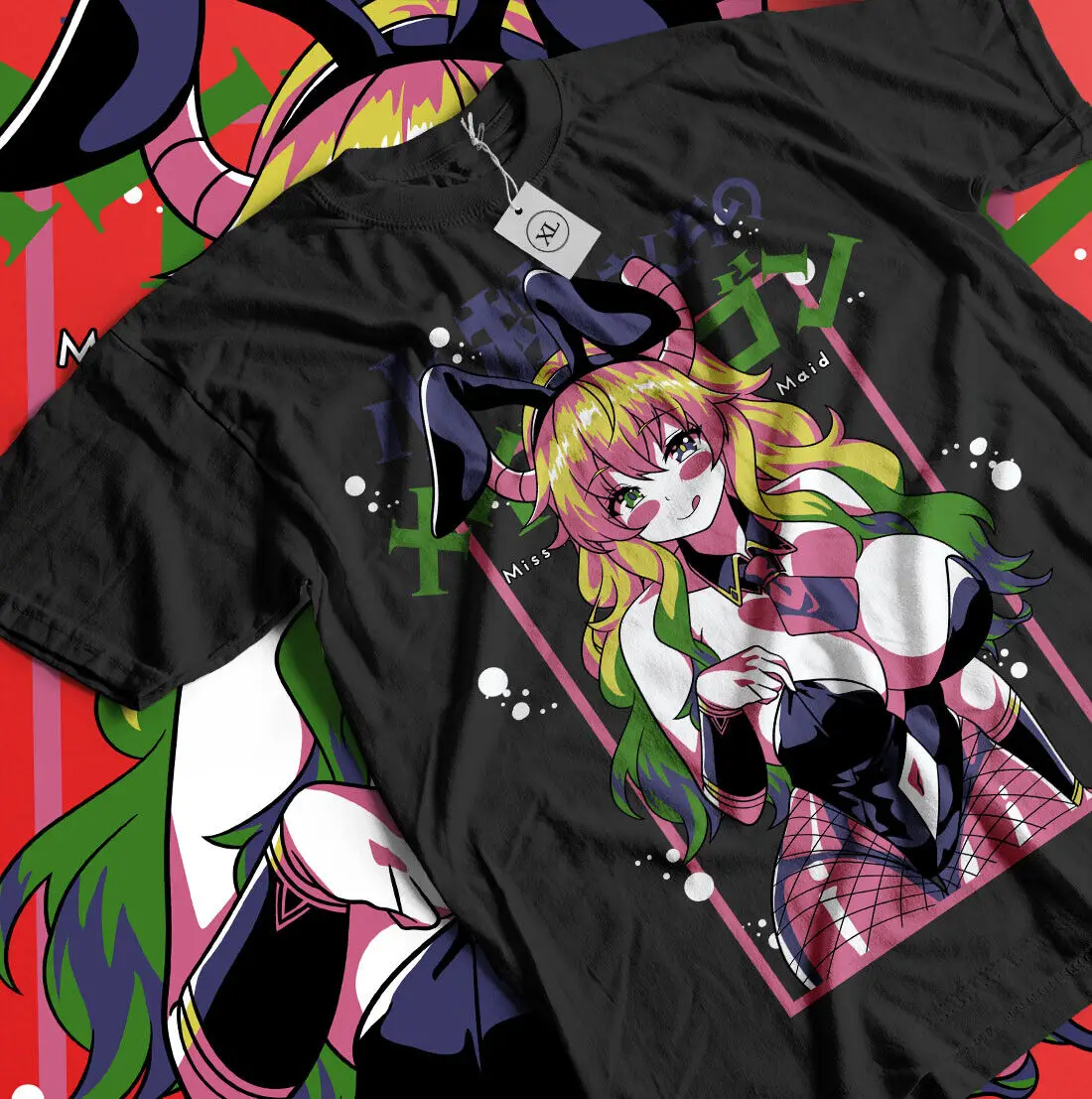 

Tohru T-shirt Kobayashi-san Chi no Maid Dragon Girl waifu anime Shirt All Size