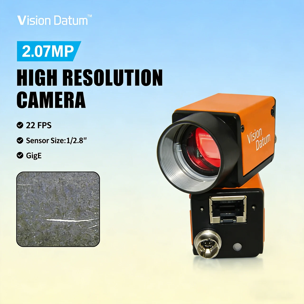 

Промышленная IP-камера Sony IMX290 2.07 Мп GigE HR с матрицей Rolling Shutter, разрешением 1920x1080 и частотой 56 кадров/с для высокоскоростной сканировки документов