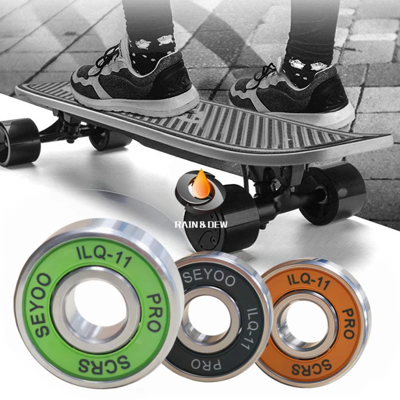 8 Stück 608 2rs ILQ-11 8x22x7 Skateboard-Lager, 608 Lager & Kugellager für Inline-Skates, Lager für Skates & Scooter – Detail 11