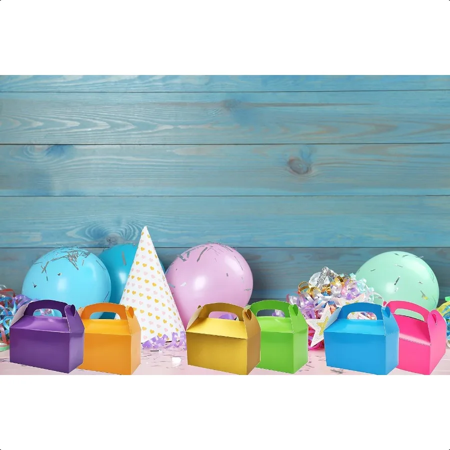 Gable Treat Boxes Hot Pink 6.25 x 3.5 x 3.5 Set of 12