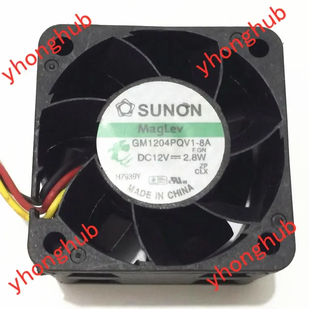 SUNON GM1204PQV1-8A F.GN DC 12V 2.8W 40X40X28mm Server Cooling Fan