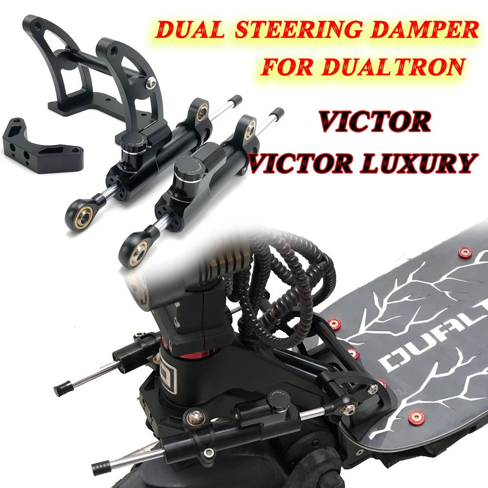 

Damper Assembly Anti-vibration 2PCS Dual Directional Steering Damper Kit For Dualtron Victor Luxury Thunder II Scooter