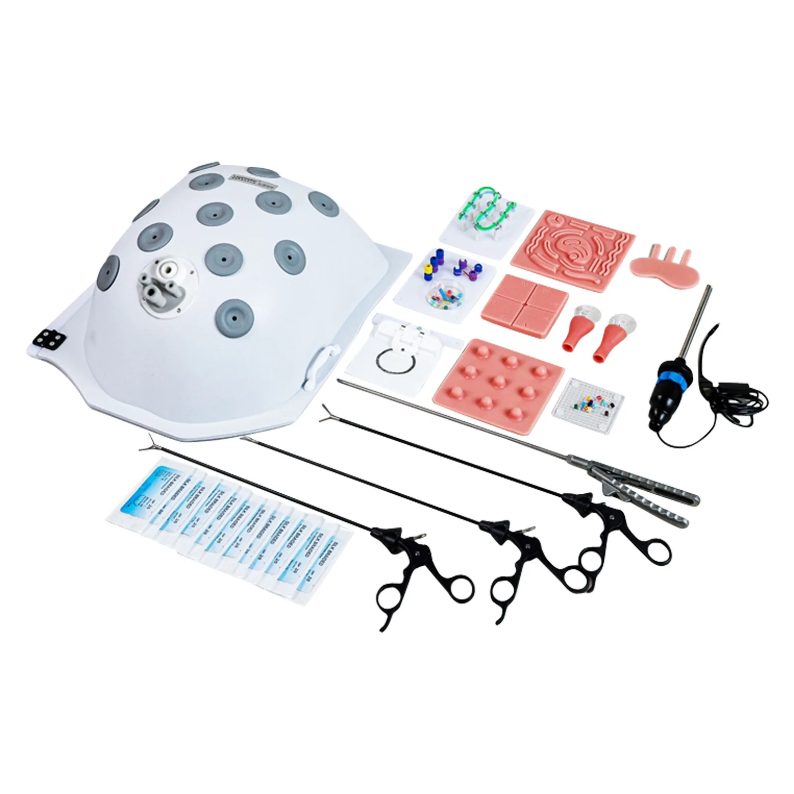 Laparoscopic simulation training equipment/thoracoscopic training box emulator exercise 30 degrees, accessories