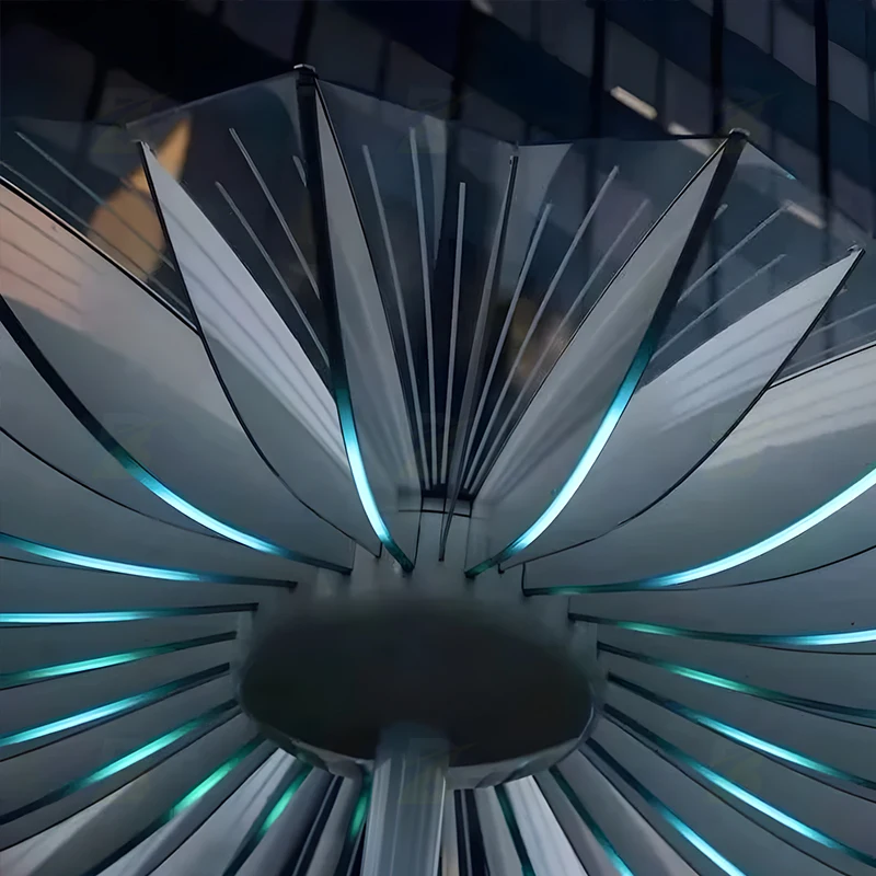 فانوس أرضي للمشروع الخارجي، مركز تسوق بلازا بارك IP65 لعيد الميلاد والهالوين #3